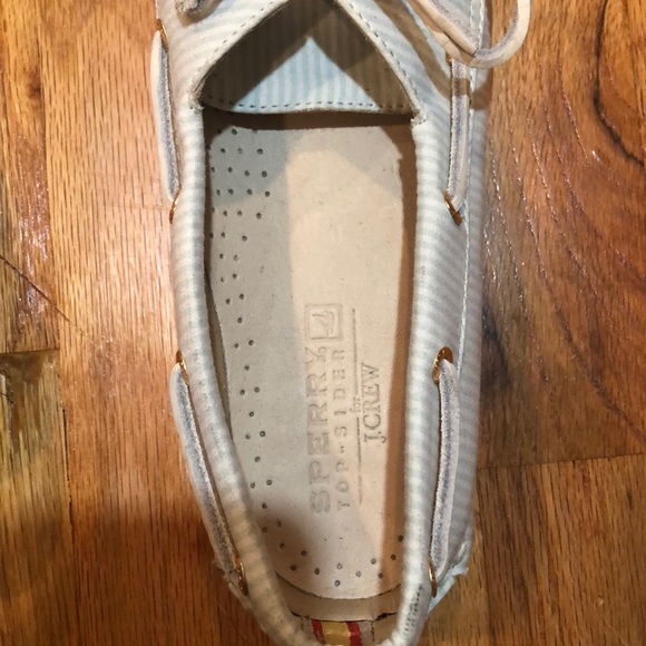 Blue and white striped top sider sperrys - Picture 7 of 8